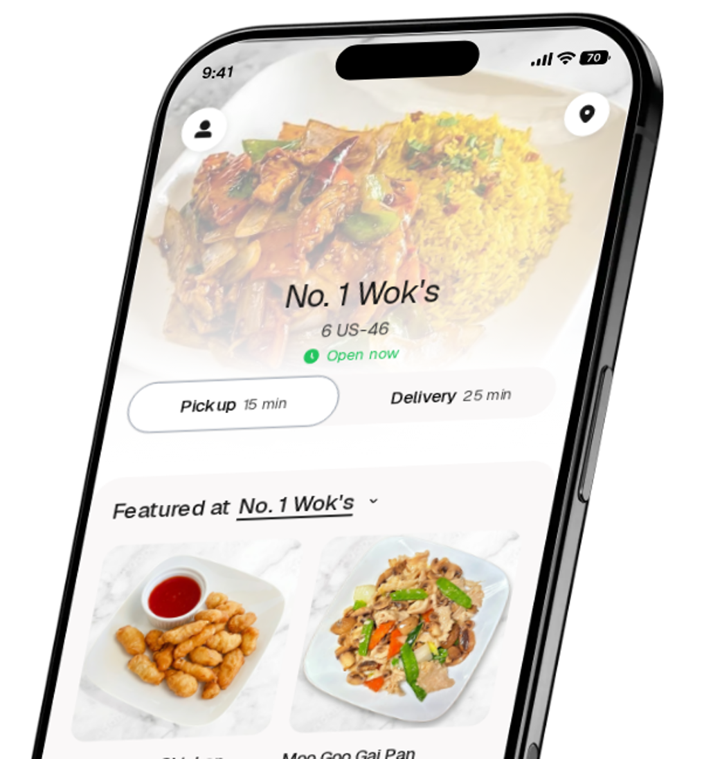 No. 1 Wok's app preview