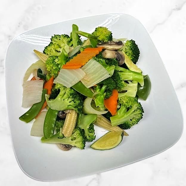 Steamed Mixed Vegetables 水煮什菜.