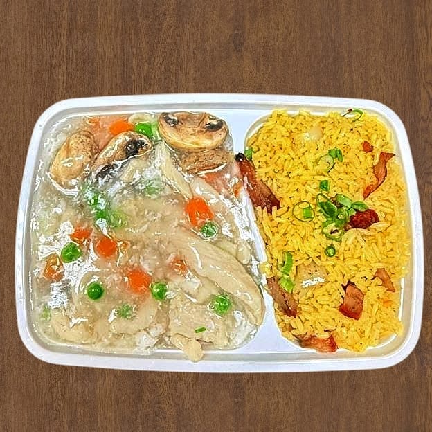 Chicken with Lobster Sauce 午餐鸡龙湖.