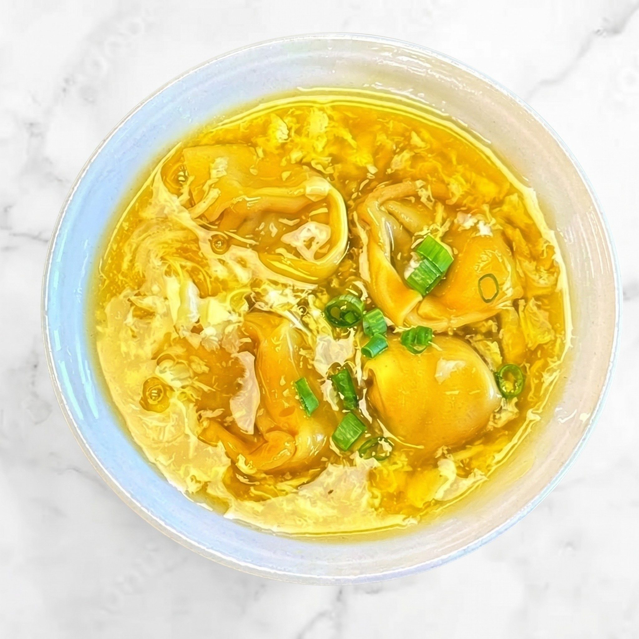Wonton Egg Drop Soup.