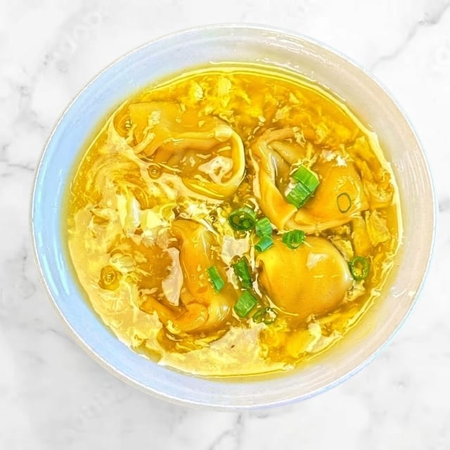 Wonton Egg Drop Soup.