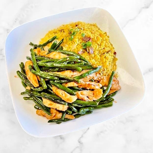 String Bean with Brown Sauce 晚餐四季豆.
