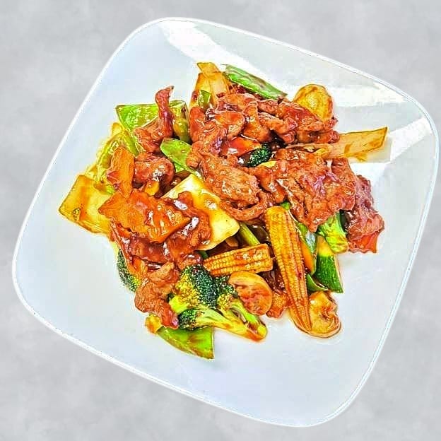 Beef with Garlic Sauce 鱼香牛.