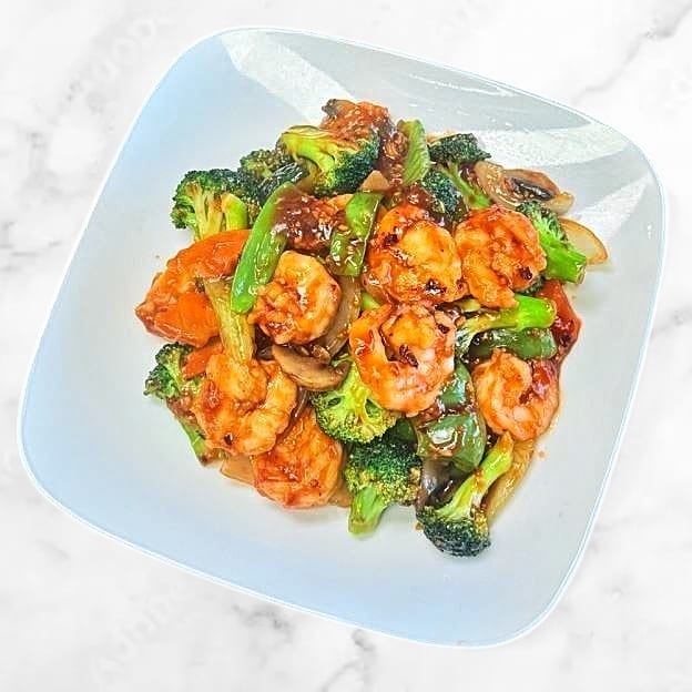 Shrimp with Garlic Sauce 鱼香虾.