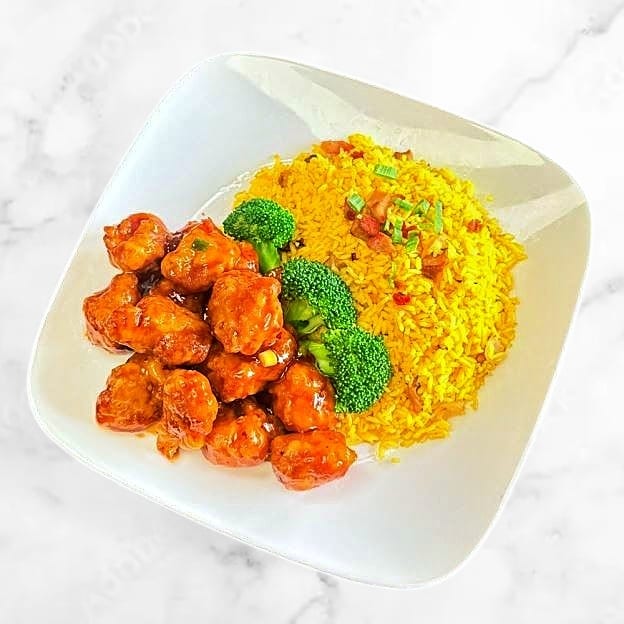 General Tso's Chicken 午餐左宗鸡.