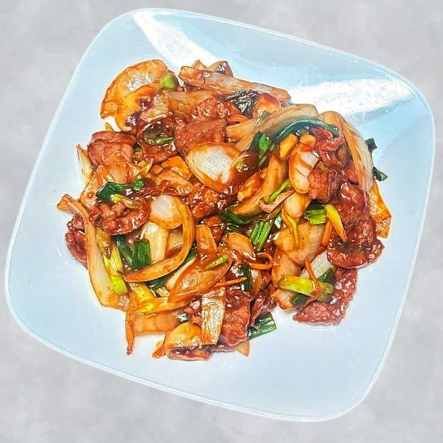 Mongolian Beef with Scallion 蒙古牛.