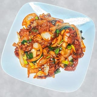 Mongolian Beef with Scallion 蒙古牛