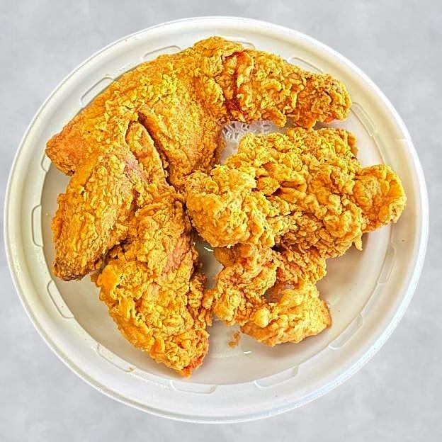 Fried Half Chicken 炸半边鸡.