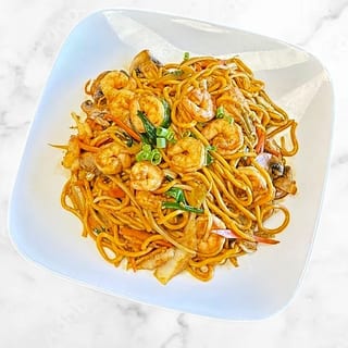 Shrimp Lo Mein 虾捞面