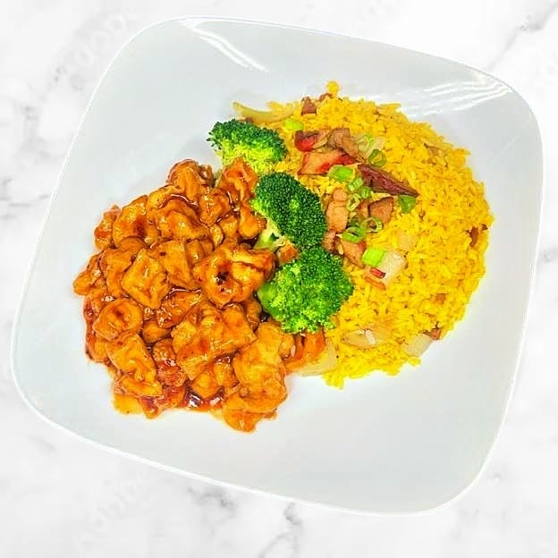 General Tso's Tofu 晚餐左宗豆腐.