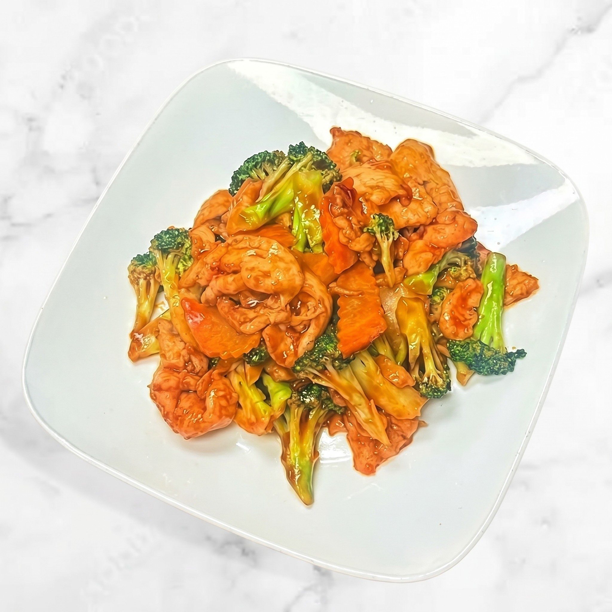 Chicken with Broccoli.