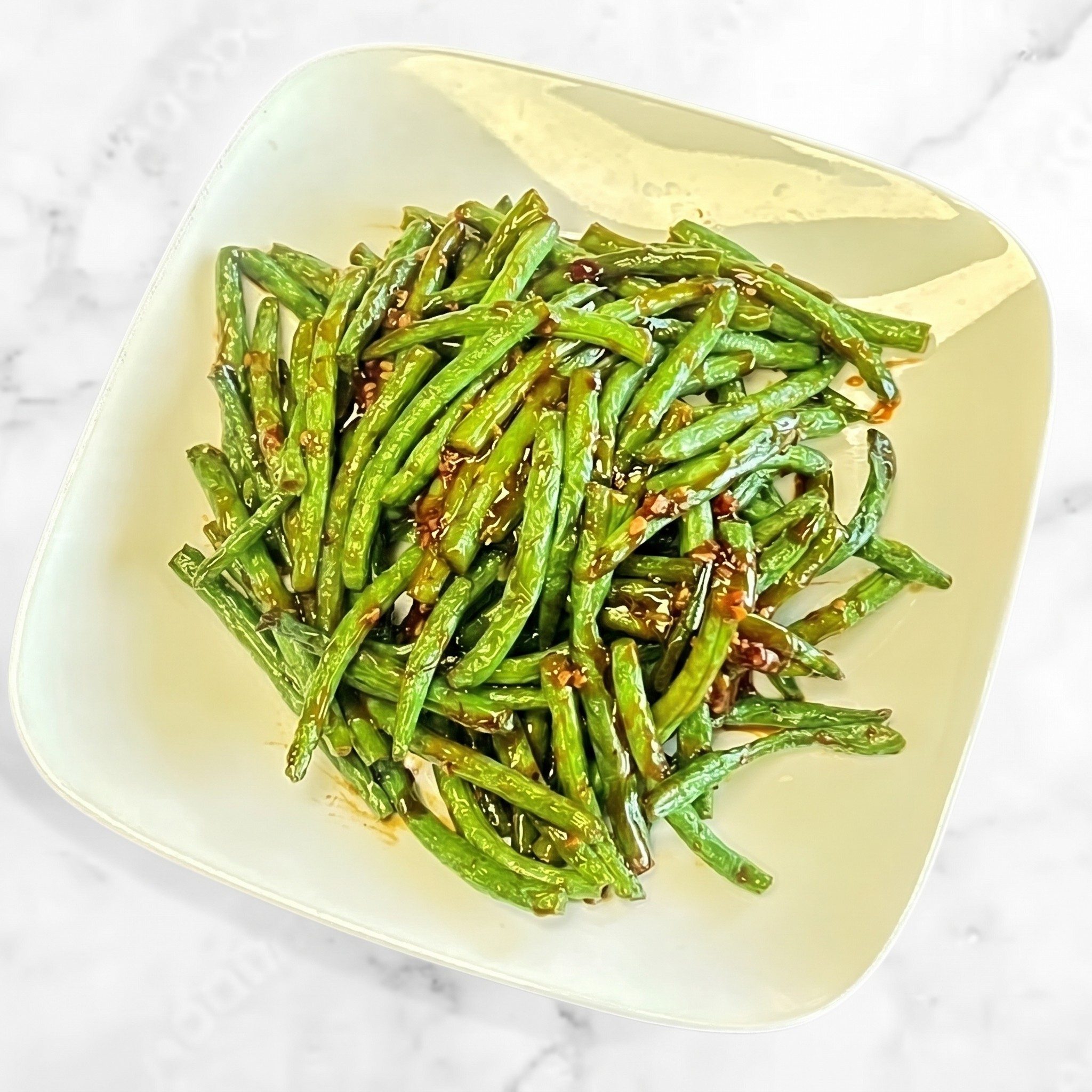 String Bean with Garlic Sauce.