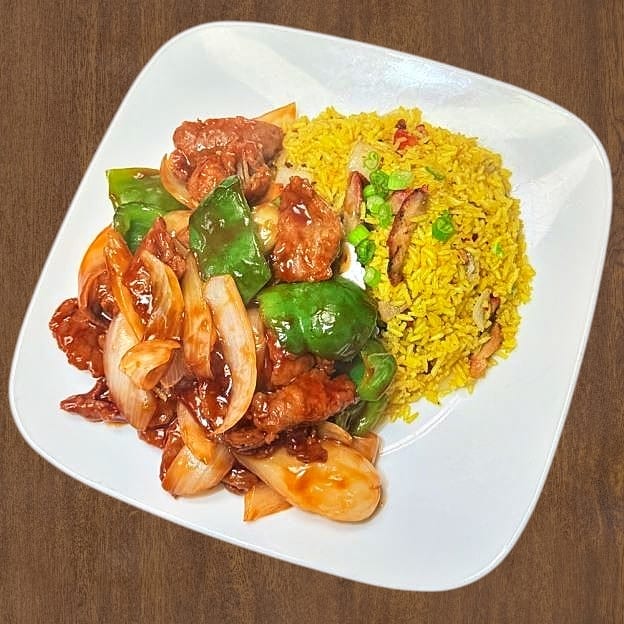 Pepper Steak 午餐青椒牛.