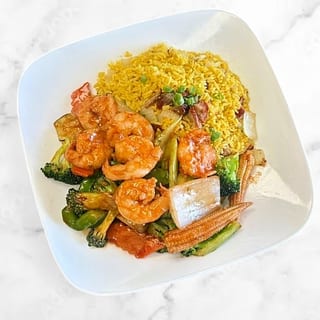 Shrimp with Chinese Veggie - Dinner 晚餐白菜虾