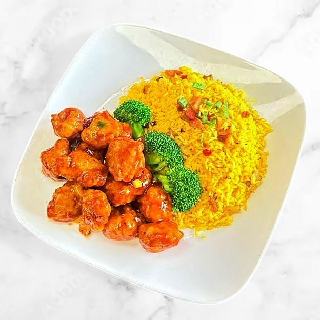 General Tso's Chicken 晚餐左宗鸡.