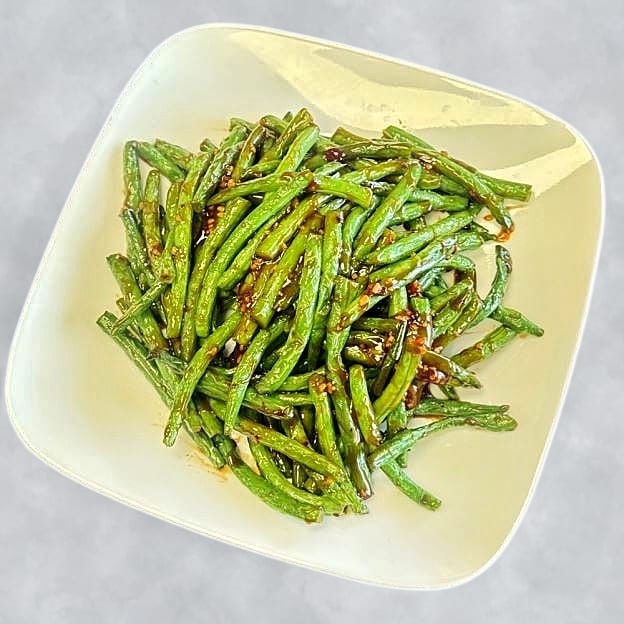 String Bean with Garlic Sauce 鱼香四季豆.