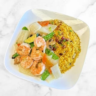 Shrimp with Chinese Veggie - Lunch 午餐白菜虾