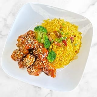 Sesame Chicken - Dinner 晚餐芝麻鸡