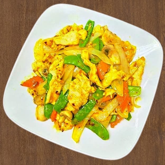 Curry Chicken with Onion 咖喱鸡.