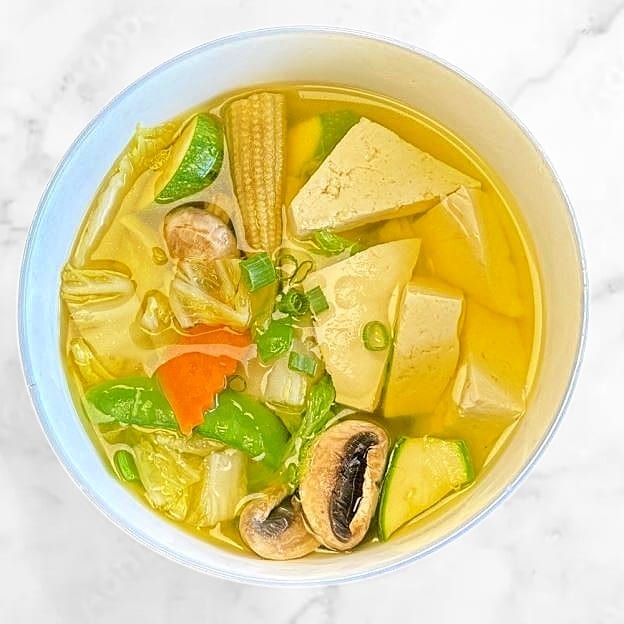 Bean Curd with Chinese Veg Soup 白菜豆腐汤.