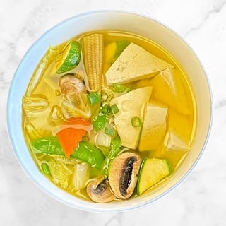 Bean Curd with Chinese Veg Soup 白菜豆腐汤