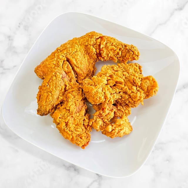 Fried Half Chicken.