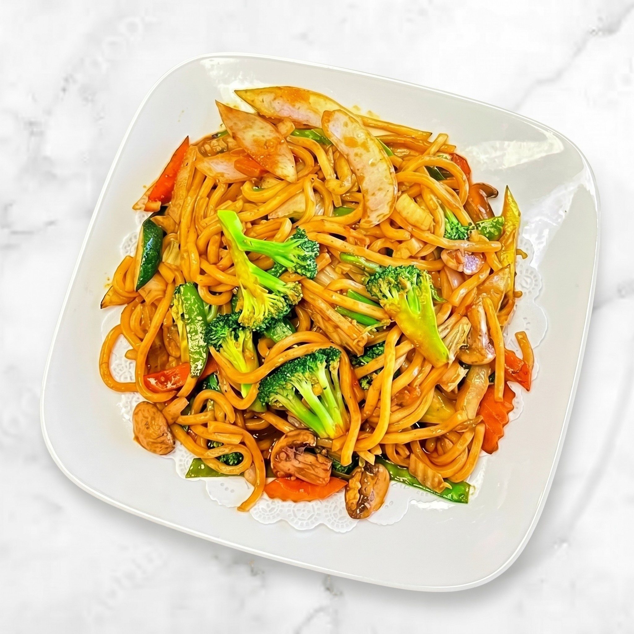 Vegetable Yaki Udon.