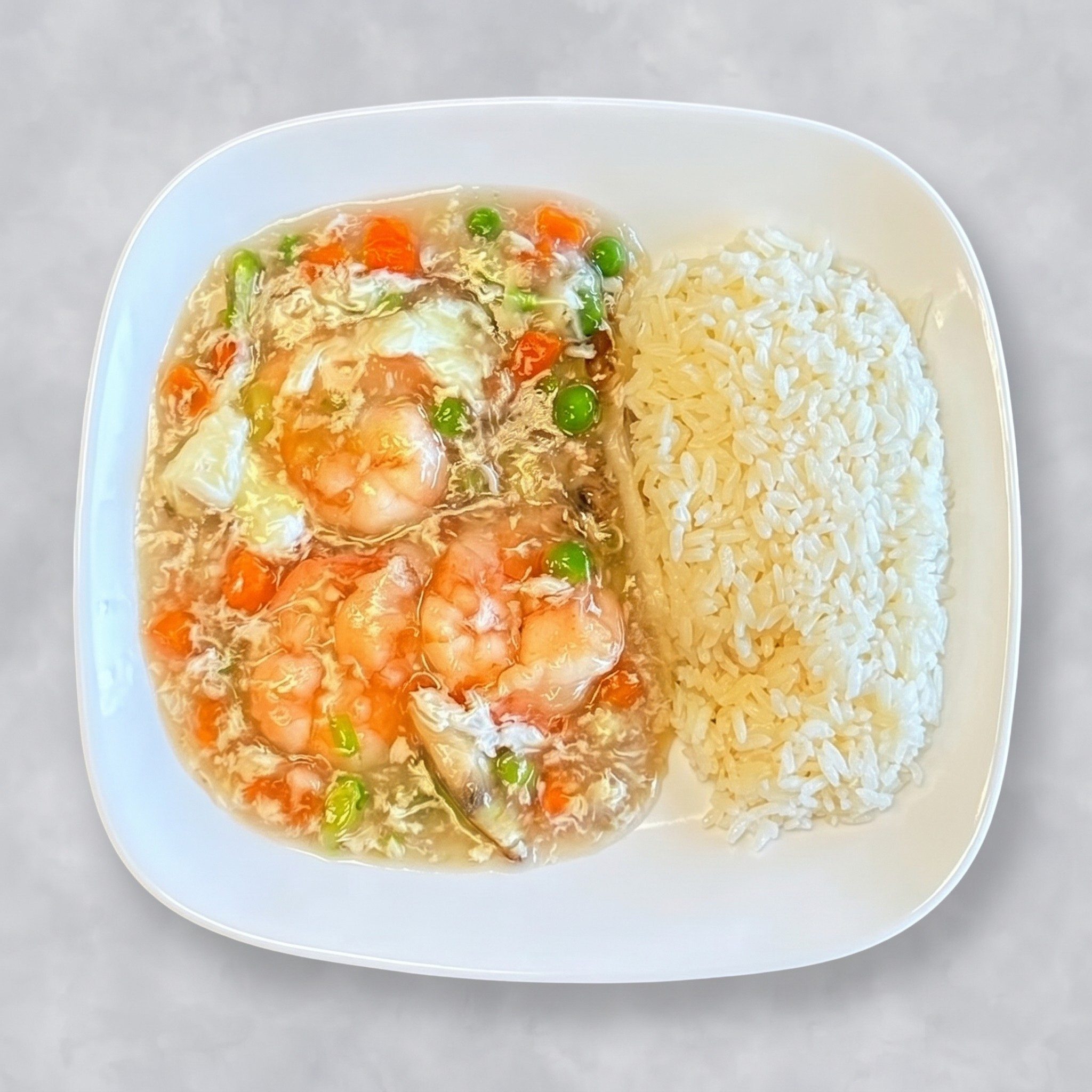 Shrimp with Lobster Sauce.