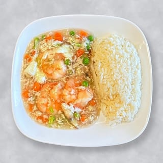 Shrimp with Lobster Sauce - Dinner 晚餐虾龙湖