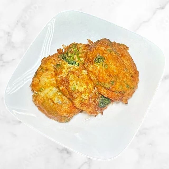 Vegetable Egg Foo Young.