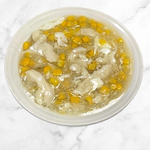 Chicken with Corn Soup 粟米鸡茸汤.