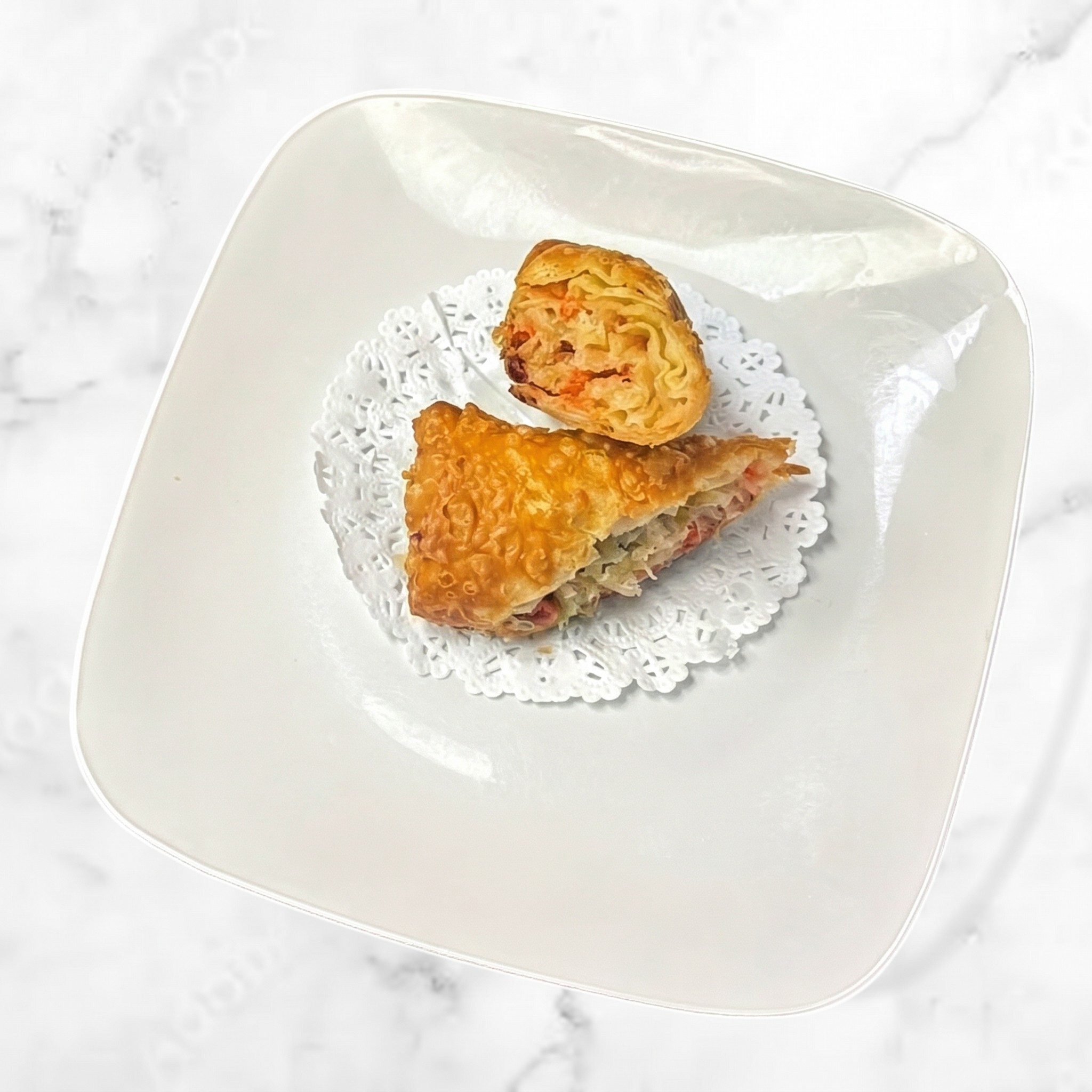 Roast Pork Egg Roll.