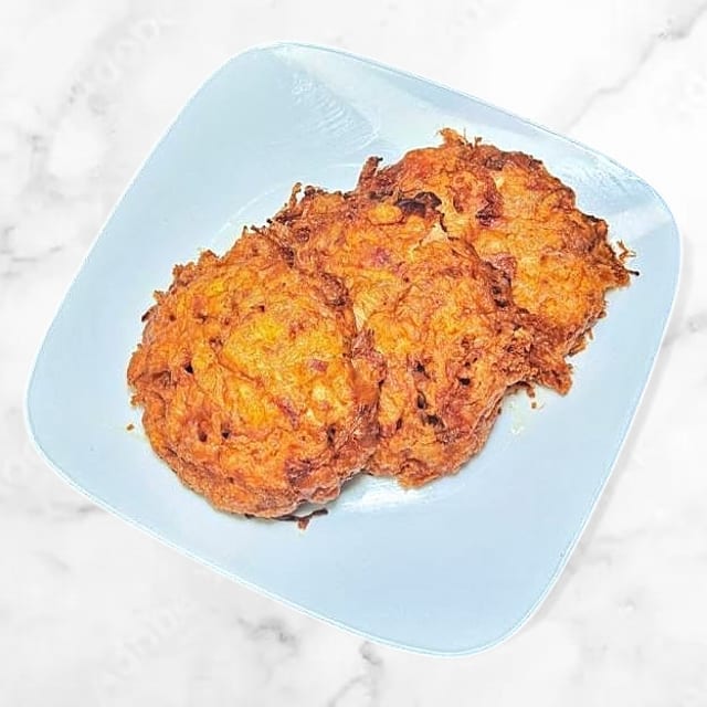 Roast Pork Egg Foo Young.