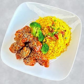 Sesame Chicken - Lunch 午餐芝麻鸡