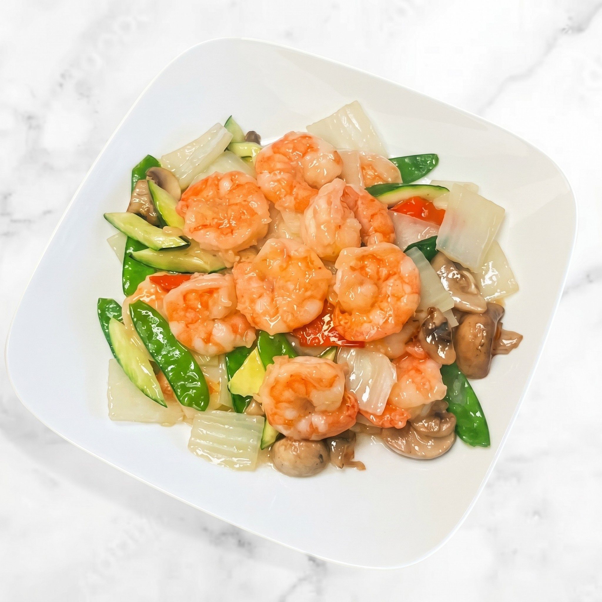 Shrimp with Chinese Vegetables.
