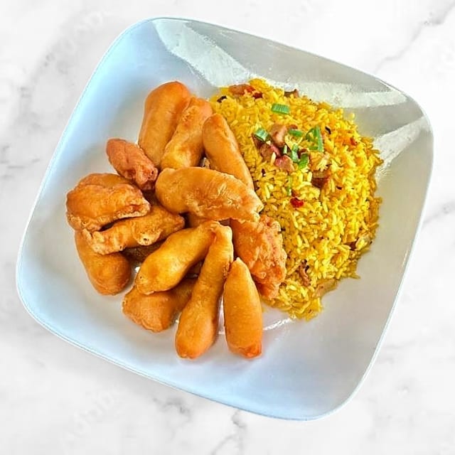 Sweet & Sour Chicken.