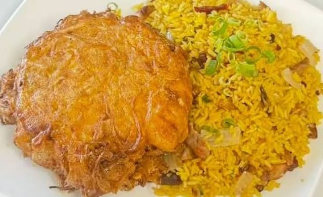 Chicken Egg Foo Young.