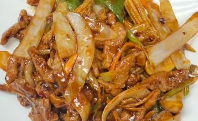 Pork with Garlic Sauce.
